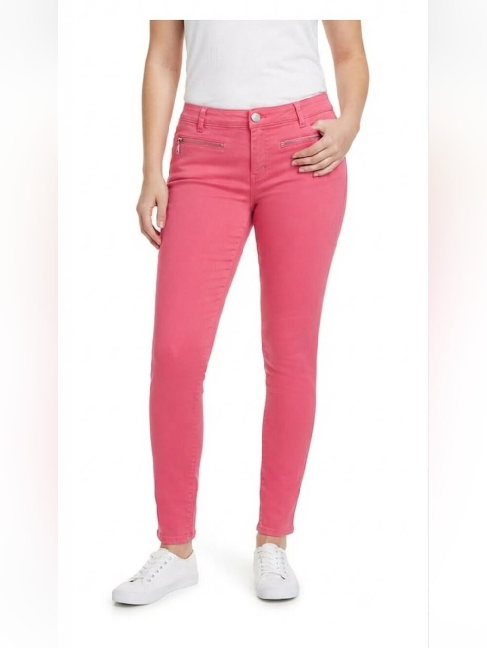 Fire Los Angeles Pants Vibrant Pink Skinny Junior Size 13